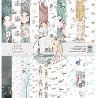 Colección Melodías de Sirena 12″x12″ El Altillo de los Duendes