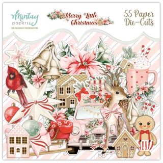 DIE CUTS MERRY LITTLE CHRISTMAS de Mintay Papers