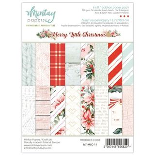 PAD 6X8″ MERRY LITTLE CRISTMAS de Mintay Papers