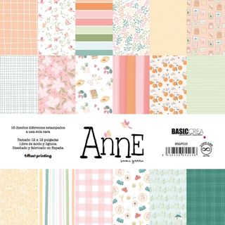 «ANNE» Kit de scrapbooking Sami Garra 30x30cm