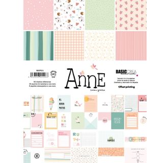 «ANNE» Kit de scrapbooking Sami Garra 15x20cm